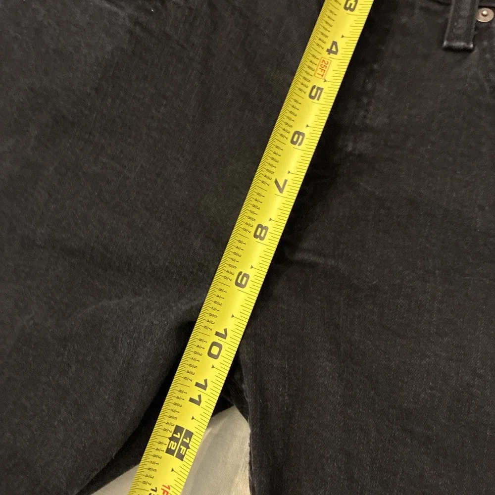 Levis Jeans Mens 31x30 Black 502 Regular Taper Stretch Zip Fly Flex Denim Pants